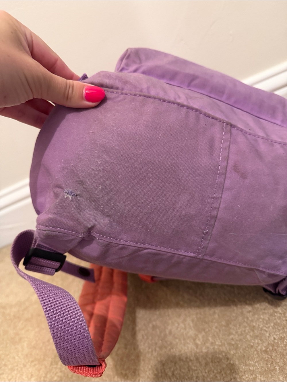 Fjallraven Kånken Backpack - Lavender Purple - Picture 5 of 6